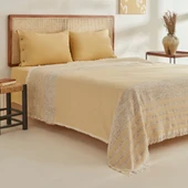 Karaca Home Amanda Jakar Çift Kişilik Pike Takımı Hardal thumbnail 5