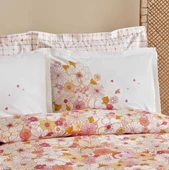 Karaca Home Pegy %100 Pamuk Tek Kişilik Pike Takımı Somon thumbnail 5