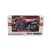 1:12 Ölçekli Model Motosiklet -  HX792-1- Kırmızı - 4