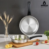 Siena Pro 2 Parça Paslanmaz Çelik Tava Seti thumbnail 1