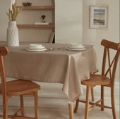 Elizabeth Masa Örtüsü 140 x 200 cm Bej thumbnail 1