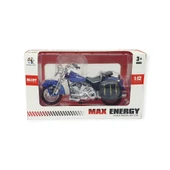 1:12 Ölçekli Model Motosiklet - Classic - HX796 - Mavi - 3