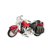 1:12 Ölçekli Model Motosiklet - Classic - HX796 - Kırmızı - 1
