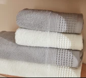 Karaca Home Waffle Aile Banyo Seti Off White - 4