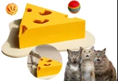 Cat Butler Eğlenceli Kedi Oyuncağı - Peynir Dilimi Tasarım, Geliştirici Zeka oyunu thumbnail 4