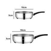 Siena Pro 2 Parça Paslanmaz Çelik Tava Seti thumbnail 4