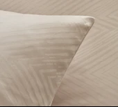 Karaca Home Charm Sion %100 Pamuk Jakarlı Saten King Size Nevresim Takımı Bej thumbnail 5