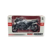1:12 Ölçekli Model Motosiklet -  HX792-1- Gri - 3