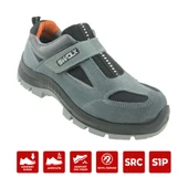 CLAS-X 12 Gri Süet Kaplama Kompozit Burunlu Suya Dayanıklı İş Ayakkabısı S1P 39 Numara thumbnail 1