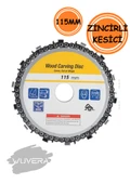 Wuvera 115 mm Zincirli Ağaç Kesme Testere Diski – Taşlamalara Uygun, Güçlü ve Pratik Kesici Disk - 1