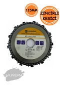 Wuvera 115 mm Zincirli Ağaç Kesme Testere Diski – Taşlamalara Uygun, Güçlü ve Pratik Kesici Disk - 3