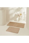 Figure Embos 2'li Banyo Paspası Kahverengi thumbnail 3