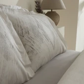 Karaca Home Chain %100 Pamuk 120 Tel Çift Kişilik Saten Nevresim Takımı Gri - 10