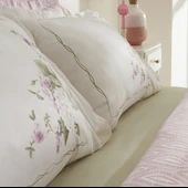 Karaca Home Rosales %100 Pamuk 120 Tel Çift Kişilik Saten Nevresim Takımı  thumbnail 8