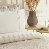 Karaca Home Glory Çift kişilik%100 Pamuk 7 Parça Düet Set Bej thumbnail 7