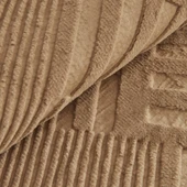 Karaca Home Rita Çift Kişilik Emboss Battaniye Açık Kahve  - 7