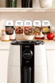 Smart Cook 60 Dakikaya Kadar Zaman Ayarlı Compact Airfryer Krem 2 Kişilik - 11