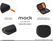 Mack MCC-4008 2.5 Hard Disk Kılıfı Siyah Turuncu - 7