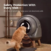 Els Pet Otomatik Koku Kontrollü Akıllı Kedi Tuvaleti 65 Lt - 4