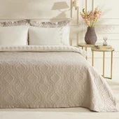 Karaca Home Glory Çift kişilik%100 Pamuk 7 Parça Düet Set Bej thumbnail 2