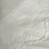 Karaca Home Chole Brodeli %100 Pamuk Çift Kişilik Nevresim Takımı Beyaz thumbnail 3