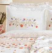 Karaca Home Clarice %100 Pamuk Çift Kişilik Nevresim Pike Hediyeli Takım Multicolor - 4