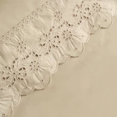 Karaca Home Carmello Brodeli %100 Pamuk Çift Kişilik Nevresim Takımı Bej thumbnail 10