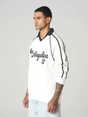 Polo Yaka Los Angeles 13 Oversize Sweatshirt - 3