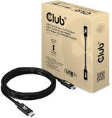 Club 3D CAC-1575 USB4 Gen3x2 Tip C - Tip C Çift Yönlü Kablo, 240W Şarj, 20Gbps Veri İletimi ve 4K60Hz Video 2m Destekler - 6.56ft thumbnail 1