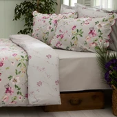 Karaca Home Sierra %100 Pamuk Çift Kişilik Nevresim Takımı Pembe - 3