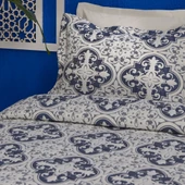 Karaca Home Bluva Çift Kişilik Yatak Örtüsü Takımı Mavi thumbnail 9