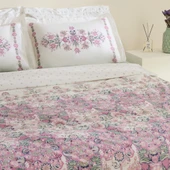 Karaca Home Arney %100 Pamuk Çift Kişilik Nevresim Takımı Pembe - 5