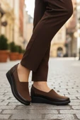 Ayakmod Kahve Floter Tekstil Kadın Casual Ayakkabı 651586 Z - 3