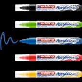 Supertrend 5100 Akrilik Boyama Markörü Seti 2-3 mm 5 RENK SET BASIC - 1