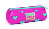 Coral High Kids Pembe Kalpli Üç Bölmeli Kalem Çantası - Kız - 1