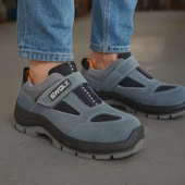 CLAS-X 12 Gri Süet Kaplama Kompozit Burunlu Suya Dayanıklı İş Ayakkabısı S1 38 Numara thumbnail 5