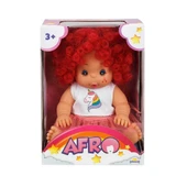 20040 Afro Kıvırcık Saçlı Bebek 23 cm - Stokta Olan Renk Gönderilir thumbnail 4