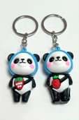 Panda Silikon Anahtarlık - 3