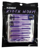 Kendo Killer Worm Lrf Silikonu 5,5cm 12 Adet  Fluorescent Green thumbnail 3