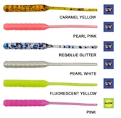Kendo Arrow Worm Lrf Silikonu 5,5cm 12 Adet  Pink - 2