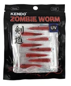 Kendo Zombie Worm Lrf Silikonu 4cm 8 Adet  Red thumbnail 3