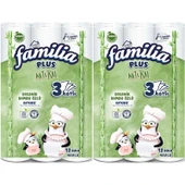 Familia Kağıt Havlu Natural (3 Katlı) Organik Bambu özlü 24 Lü Pk  (2PK*12) - 1