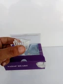 6 lı Mini cam lokumluk "Kalp şekilli" thumbnail 2