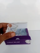 6 lı Mini cam lokumluk "Kalp şekilli" thumbnail 3