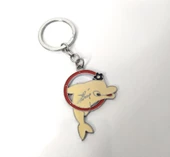 Sevimli Yunus Balık Metal Anahtarlık Çanta Süsü 10265 Hdmarketim thumbnail 2