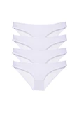 LitaeTrend 4 adet Süper Eko Set Likralı Kadın Slip Külot Beyaz thumbnail 1