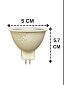(2 Adet) Osaka 12Volt 7W (50W) Sarı (3000K) GU5.3 Duylu (İğne Bacak) Led Spot Ampul thumbnail 3