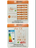 (4 Adet) Osaka 12Volt 7W (50W) Sarı (3000K) GU5.3 Duylu (İğne Bacak) Led Spot Ampul thumbnail 4