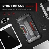 Lokithor JA2500 12V 2500Amp LiFePO4 Akıllı Akü Takviye + Pompa + Powerbank + Led Lamba - 4