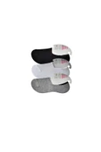 LitaeTrend Siyah Gri ve Beyaz Kadın Babet Çorap 3 çift thumbnail 1